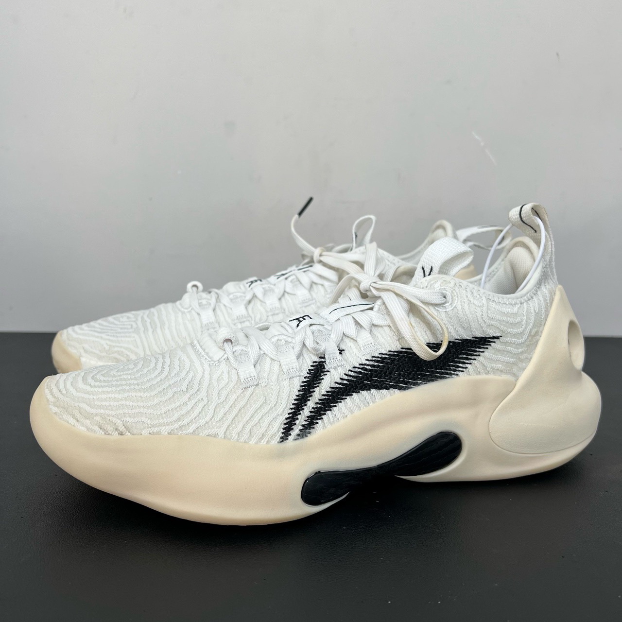 95新 LI-NING/李宁 43码/驭帅ULTRA 尘风潮鞋球鞋/鞋标磨损/原盒