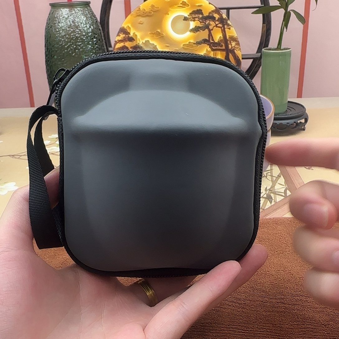 羊脂玉锤纹快客一壶两杯套装