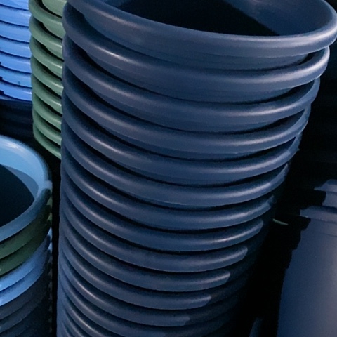 树脂微瑕6号7个无托藏青