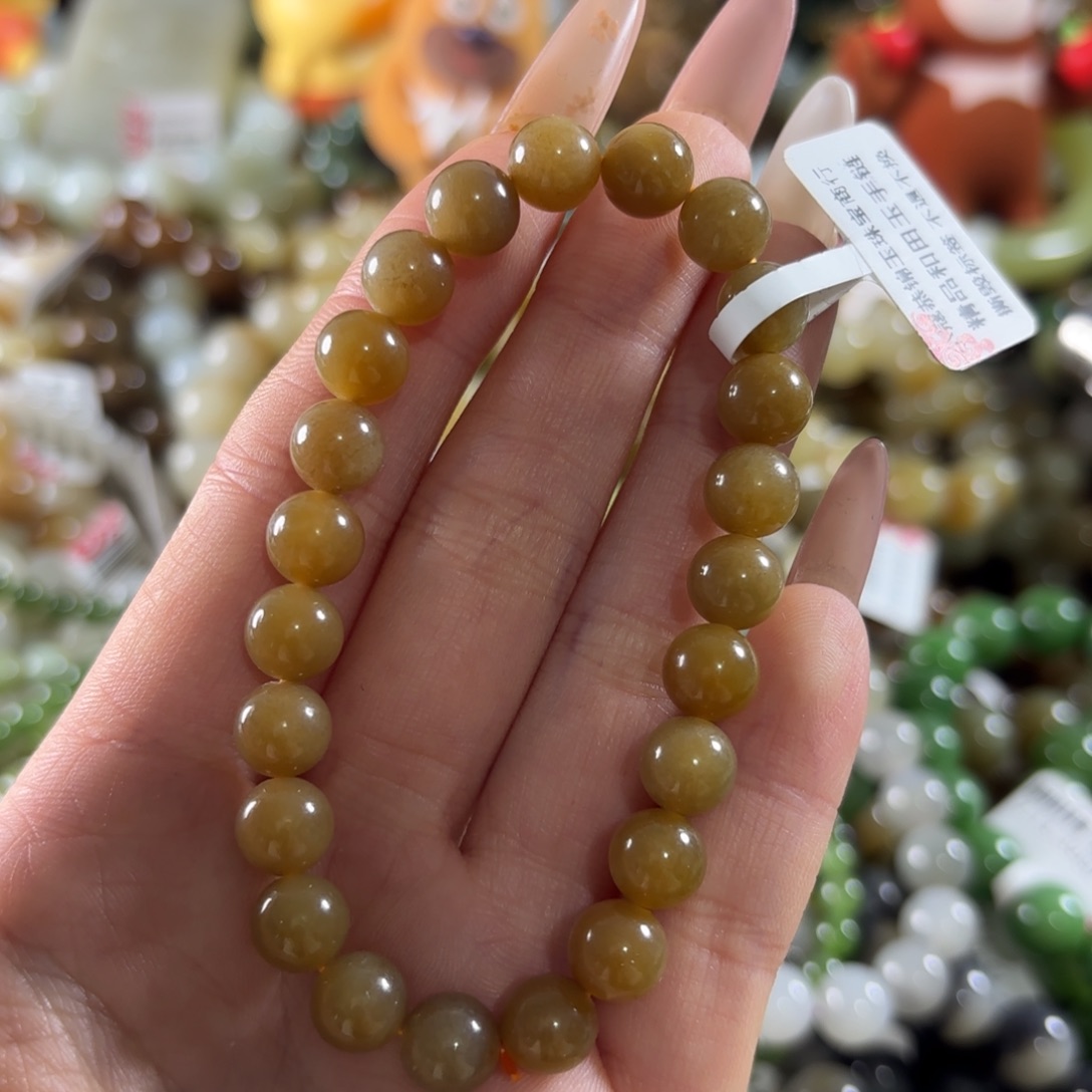 和田玉未镶嵌手链181