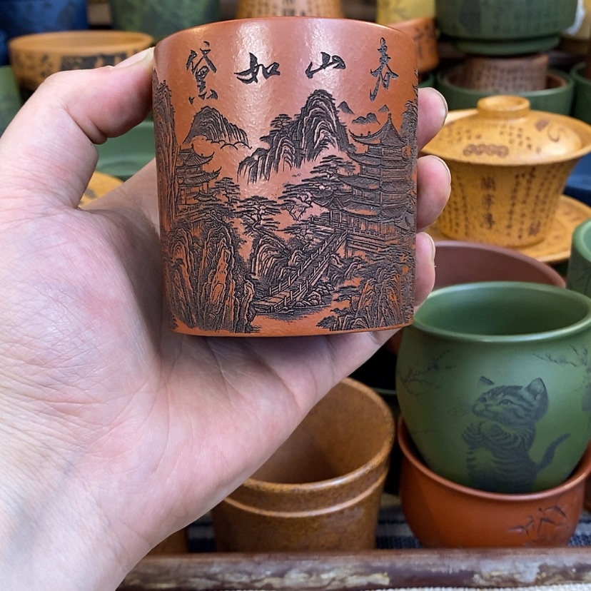 【闪购商品】紫砂杯子宜兴全手工紫砂杯