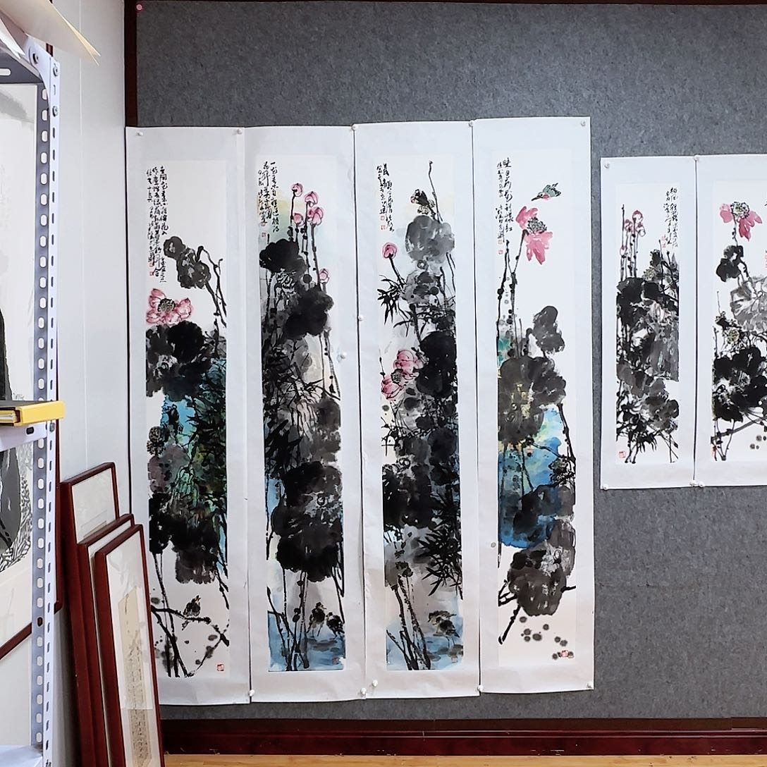 国画老**园张馨老师作品