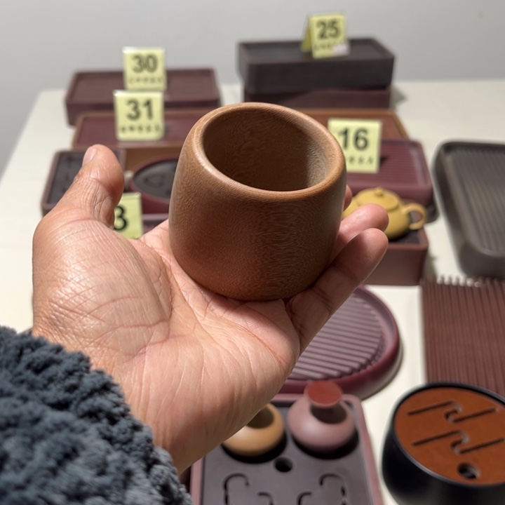 高端电木黄料茶漏底座