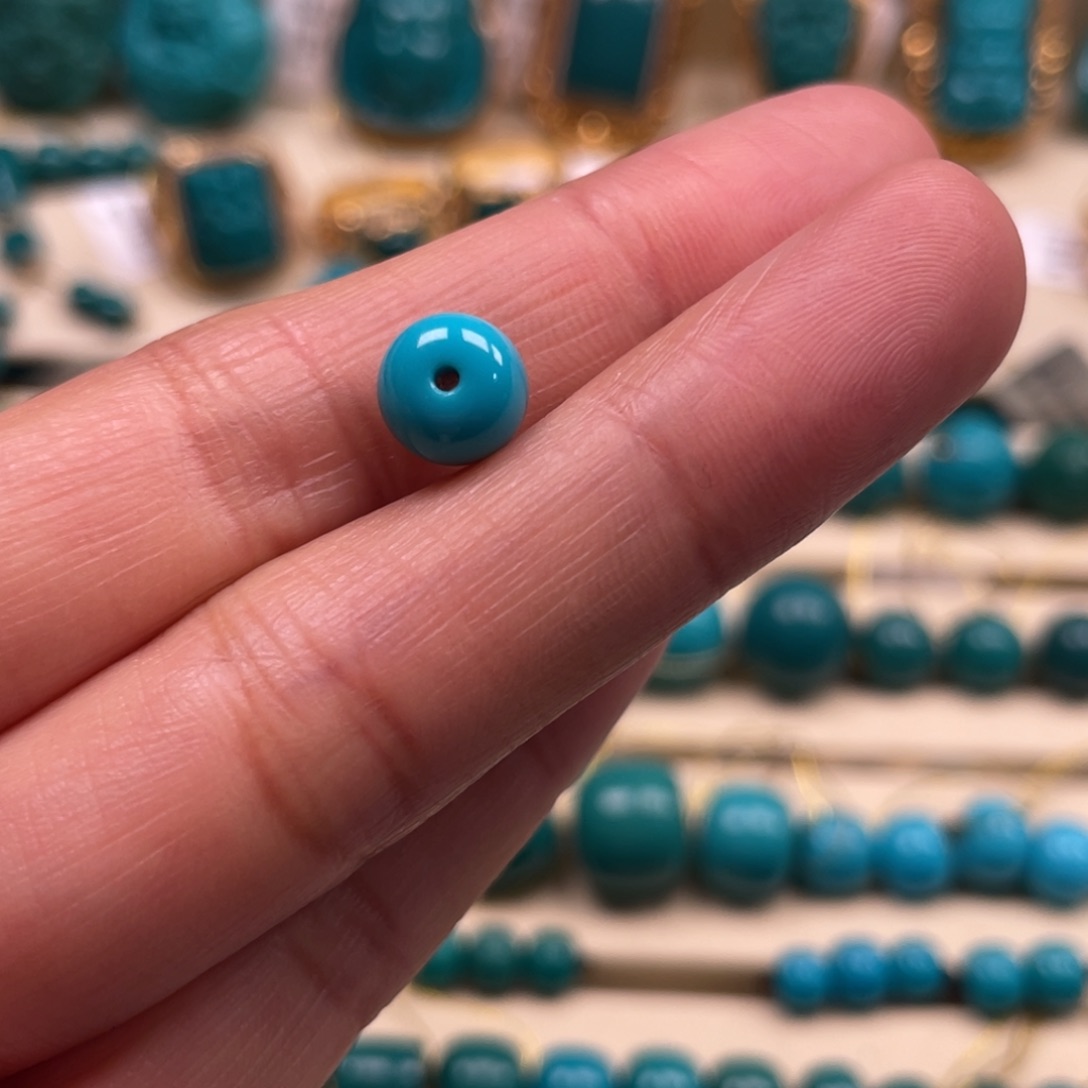 绿松石珠宝奇石未镶嵌石****蹈