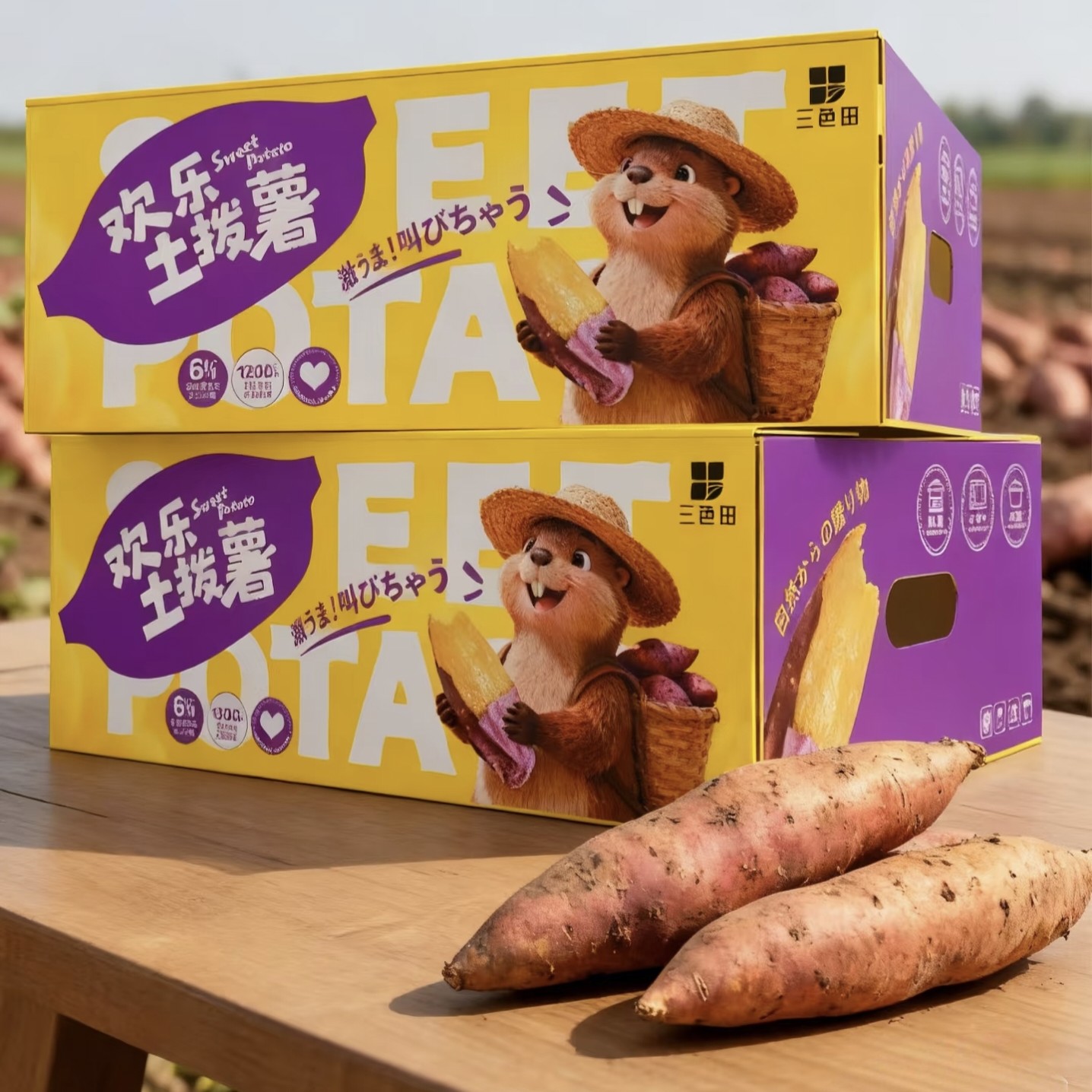 【九鼎直发】欢乐土拨薯云南蜜薯 糖心红薯软糯香甜