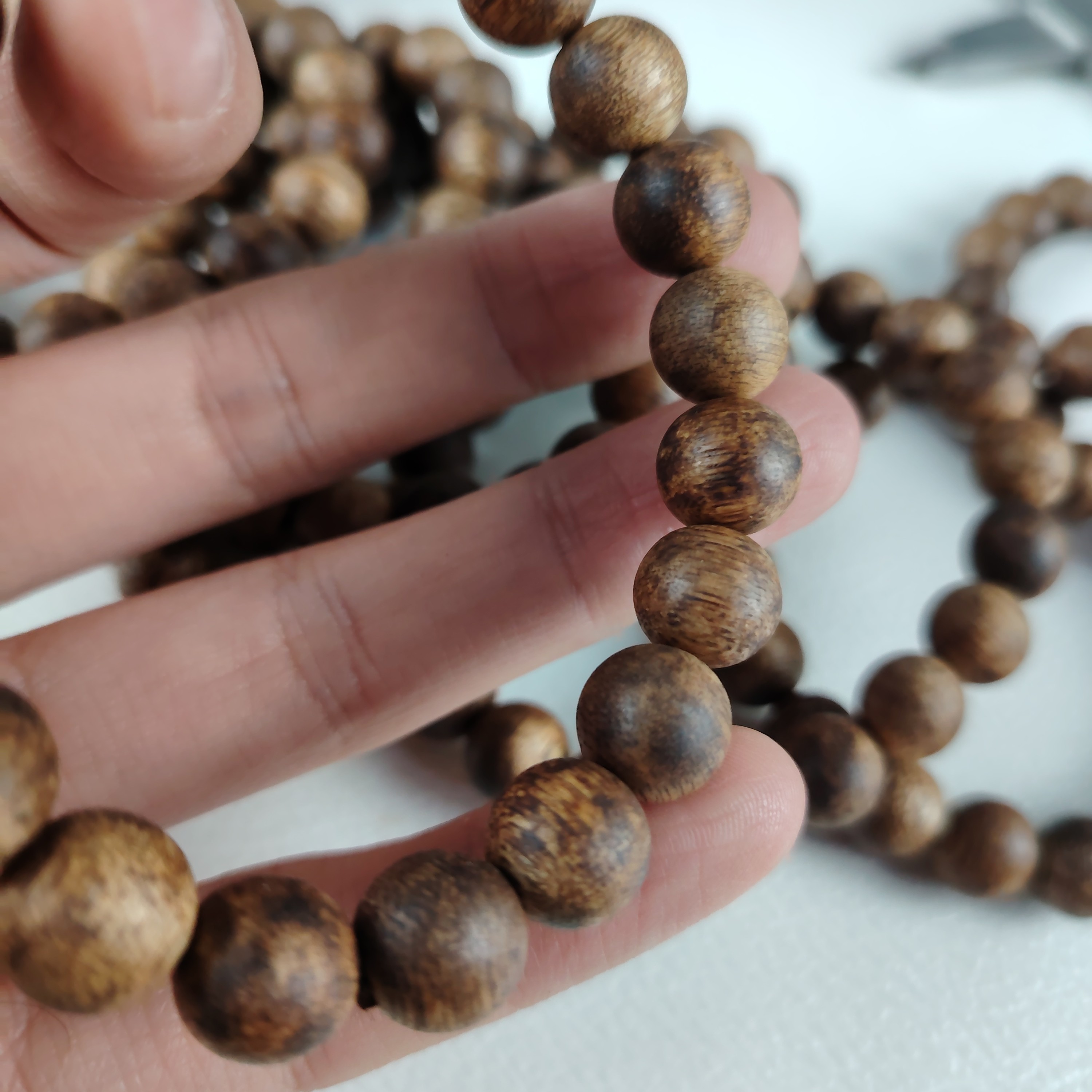 （小古推荐）金沙叶10mm19颗精品手串