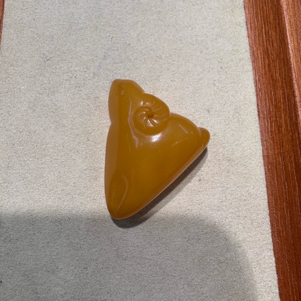 单颗蜜蜡小羊款可爱