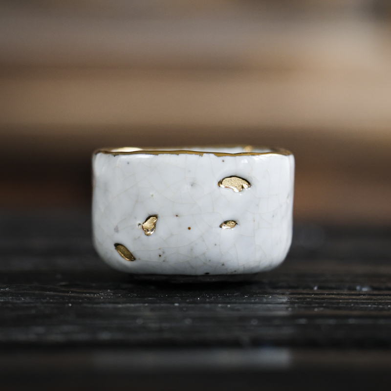 【福器】高越- 玫瑰志野-高越-茶杯70ml（高越S0583）