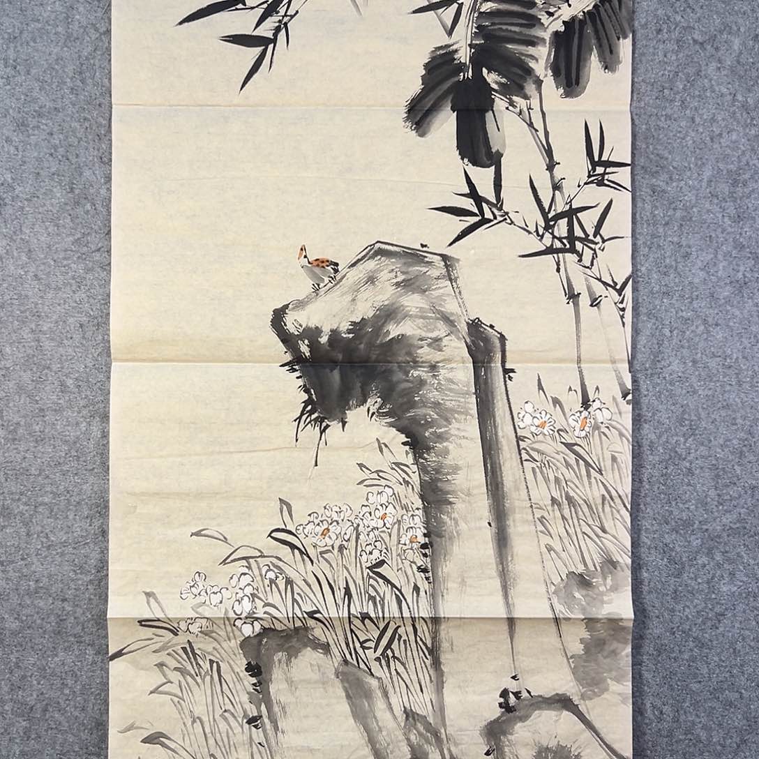 国画717 花鸟在此鸣叫时还要一