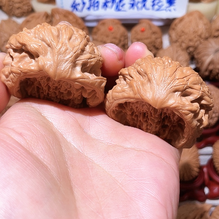 X***.把件文玩核桃蛇头