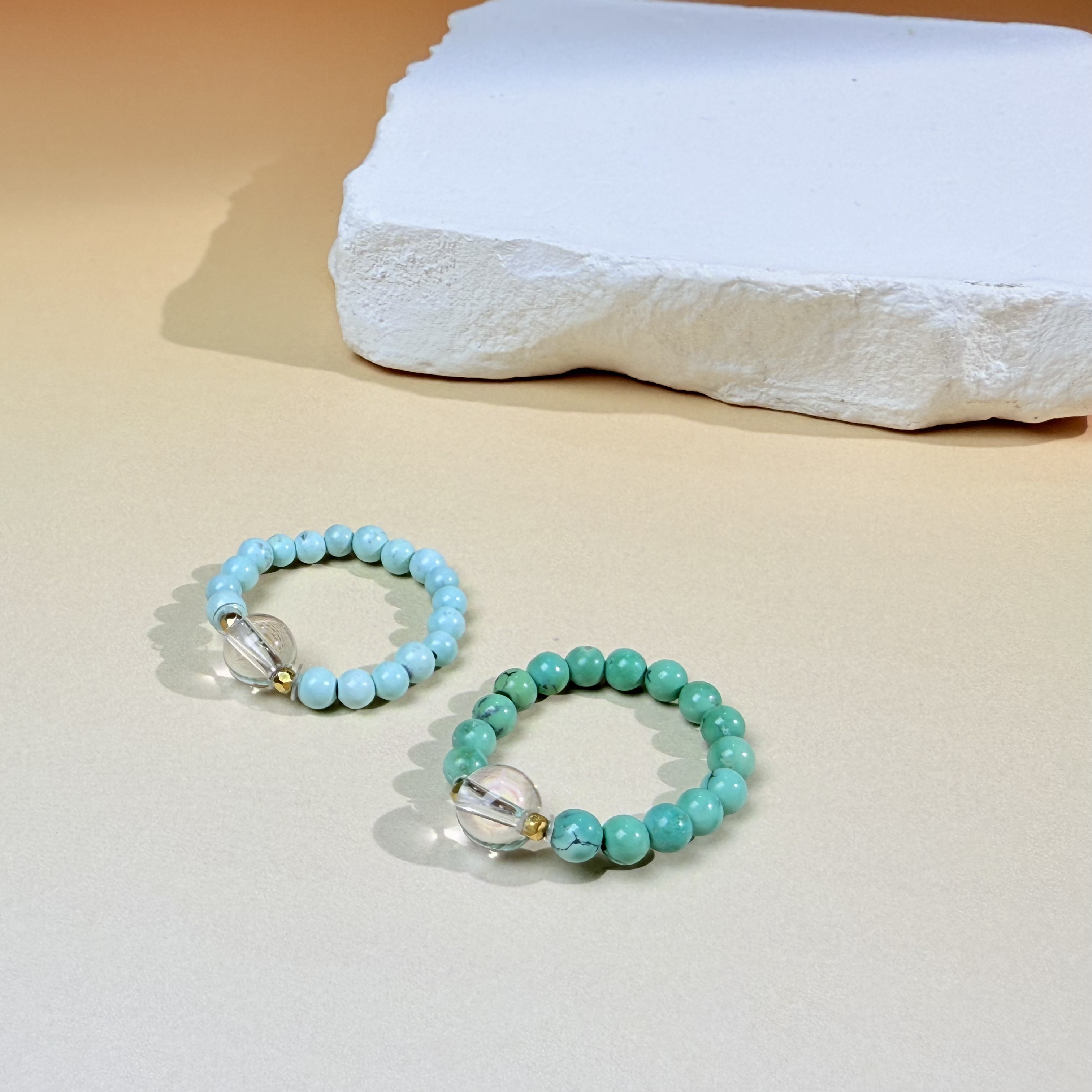 【铭记珠宝】绿松石戒圈2-3DM225H675【多样性发一件】约3mm+