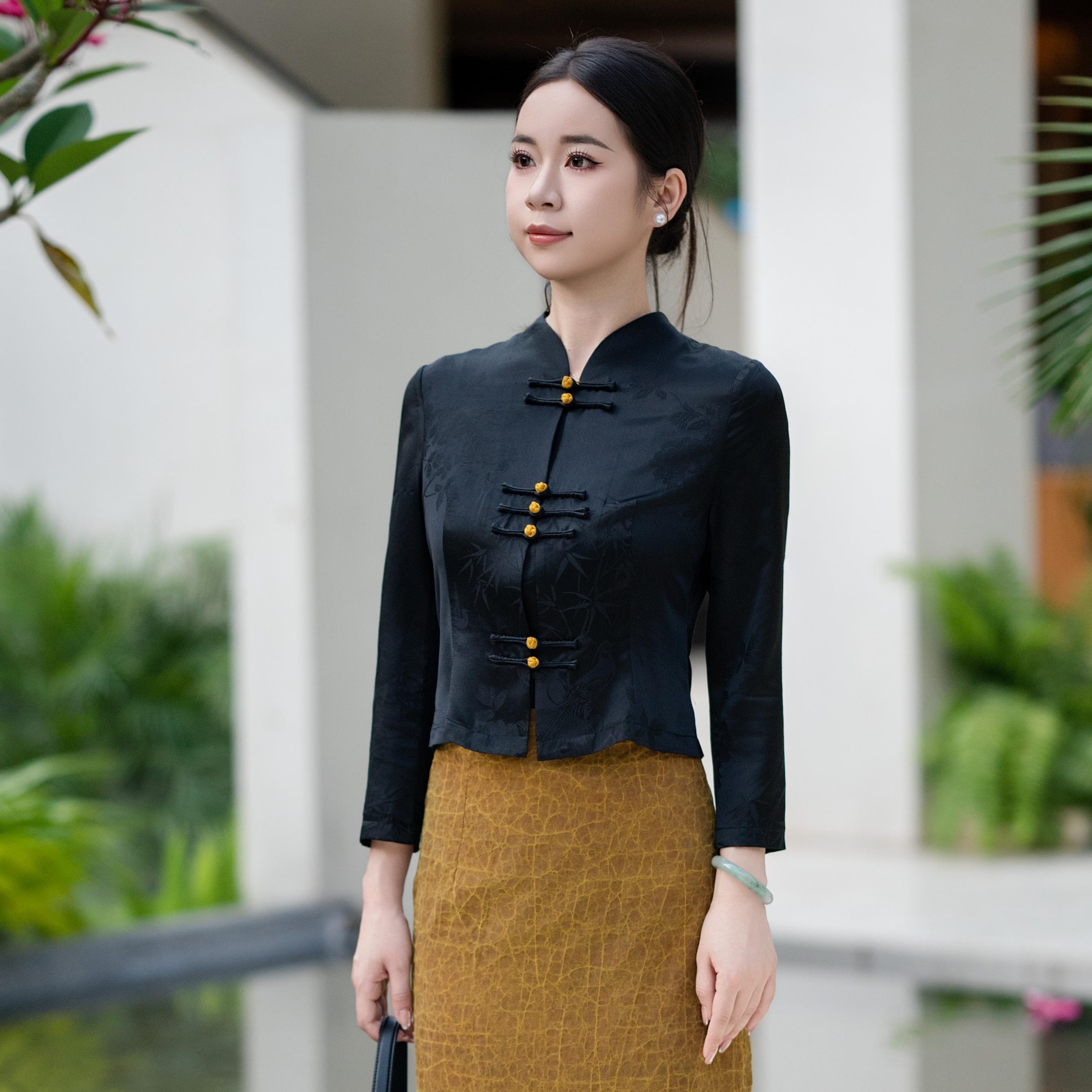 玉家人【勐桑】满分桑蚕丝傣族服装复古改良服饰中国风民族风