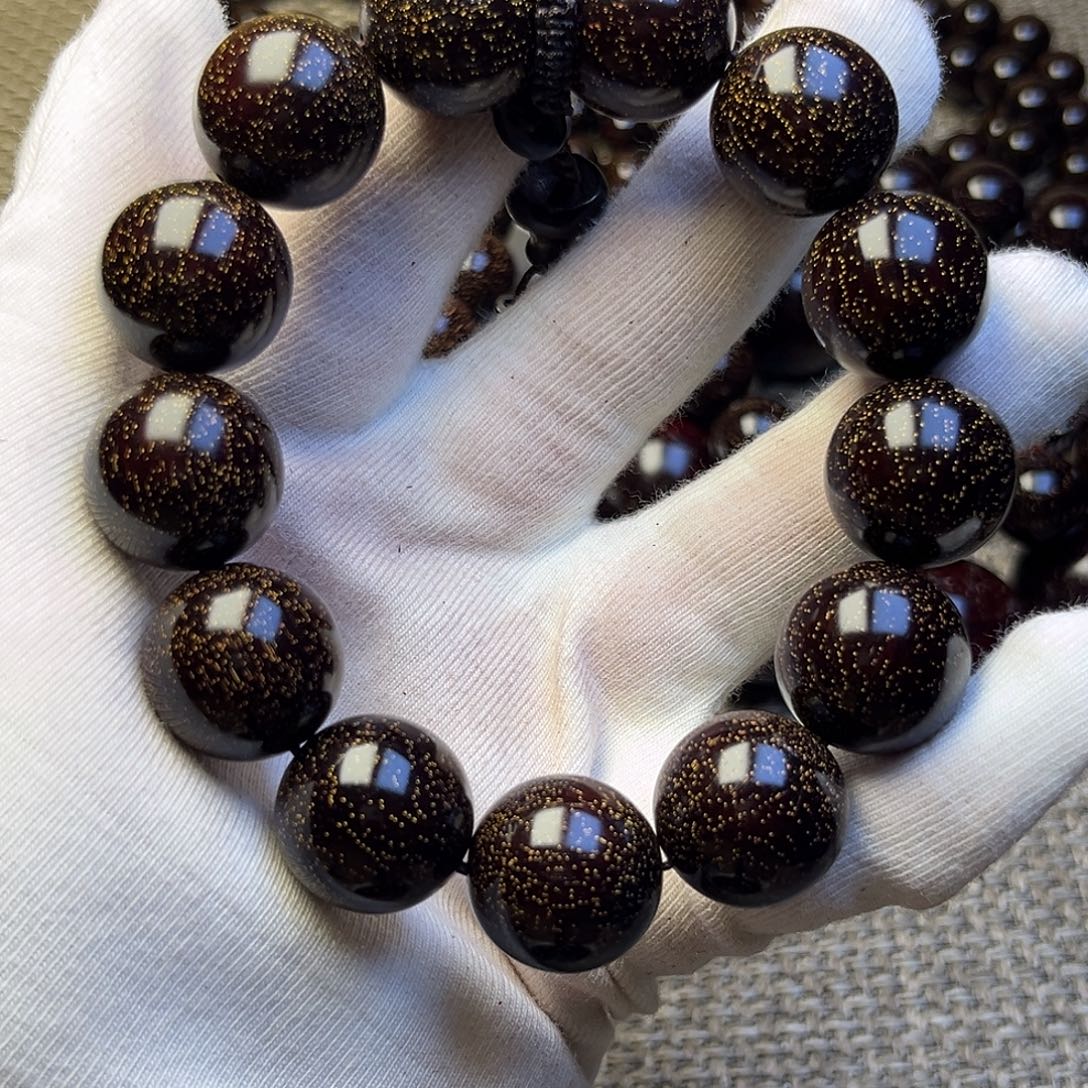 檀香紫檀（小叶紫檀）1.8 13颗爆星