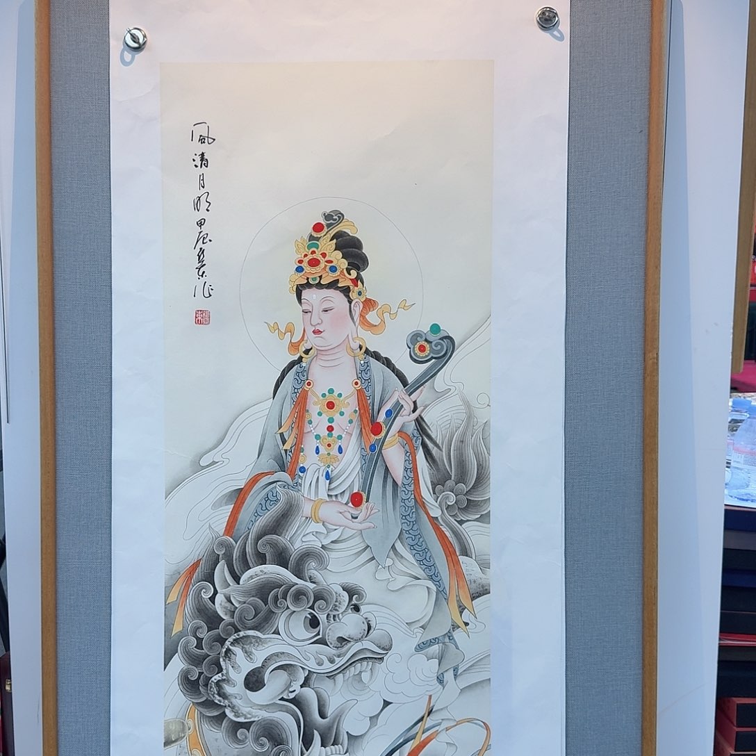 国画多次参加国内外大型