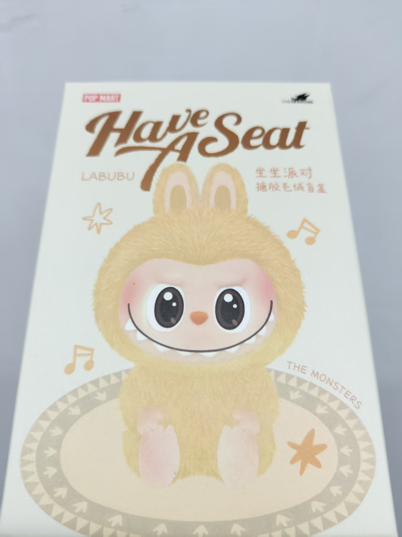 坐坐派对搪胶毛绒玩偶一个