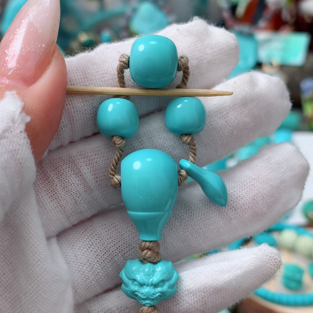 绿松石珠宝奇石未镶嵌