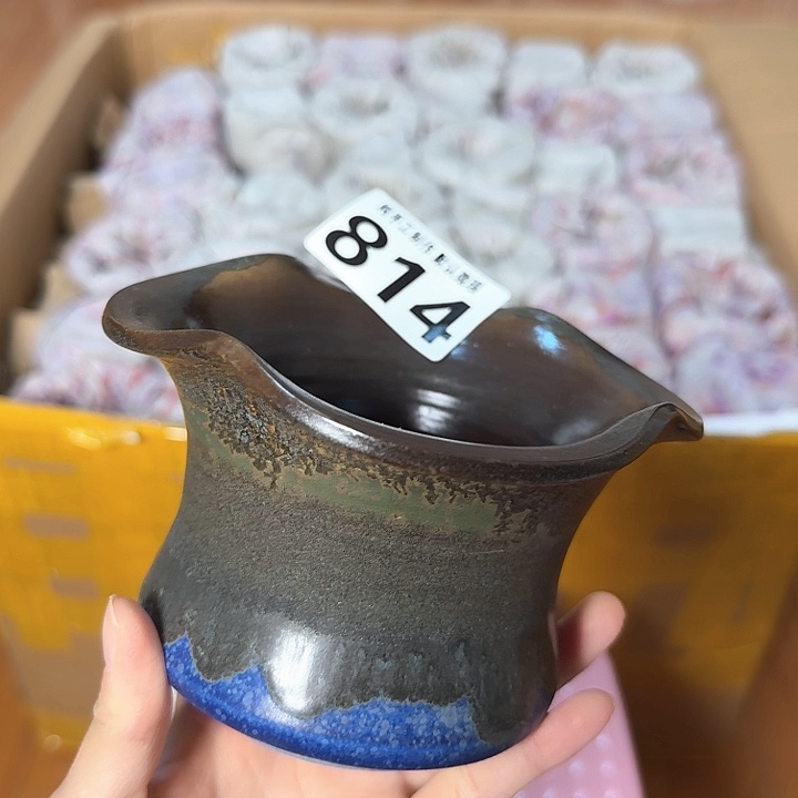 景德镇手工陶瓷盆 口10