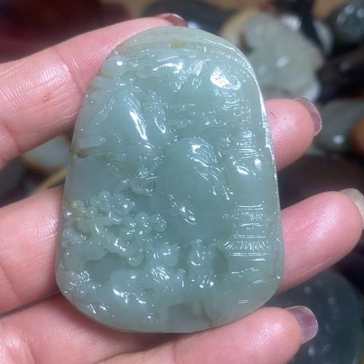 和田玉挂件未镶嵌