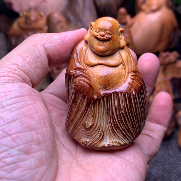 柏木（崖柏）崖柏陈化料手把件