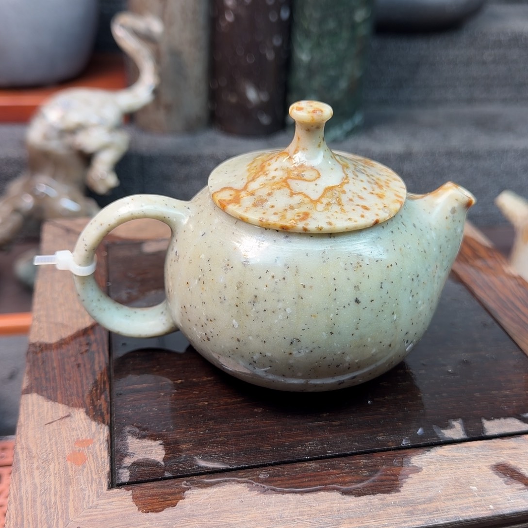 冰碛岩茶壶茶具一物一图