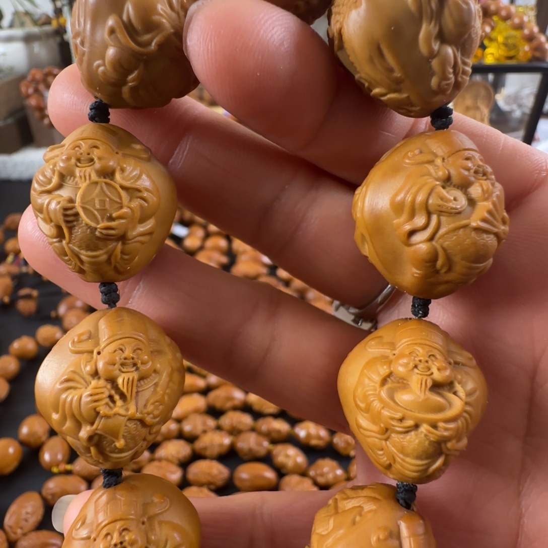 手串/手链橄榄核风景财神/微瑕