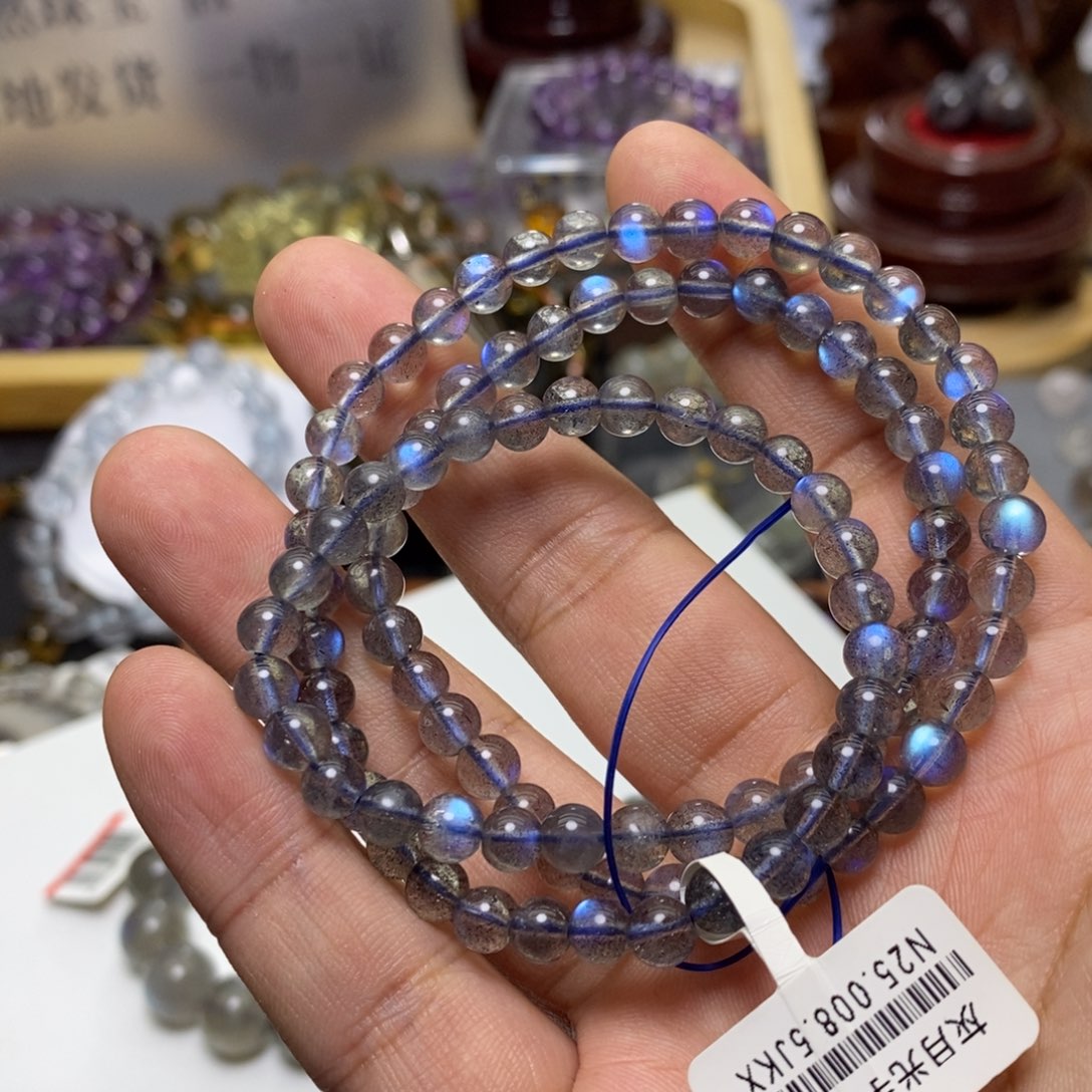 海***带手链长石未镶嵌默认