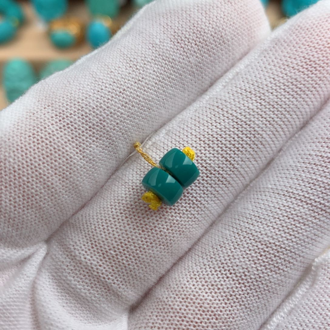 绿松石配饰未镶嵌6.3mm
