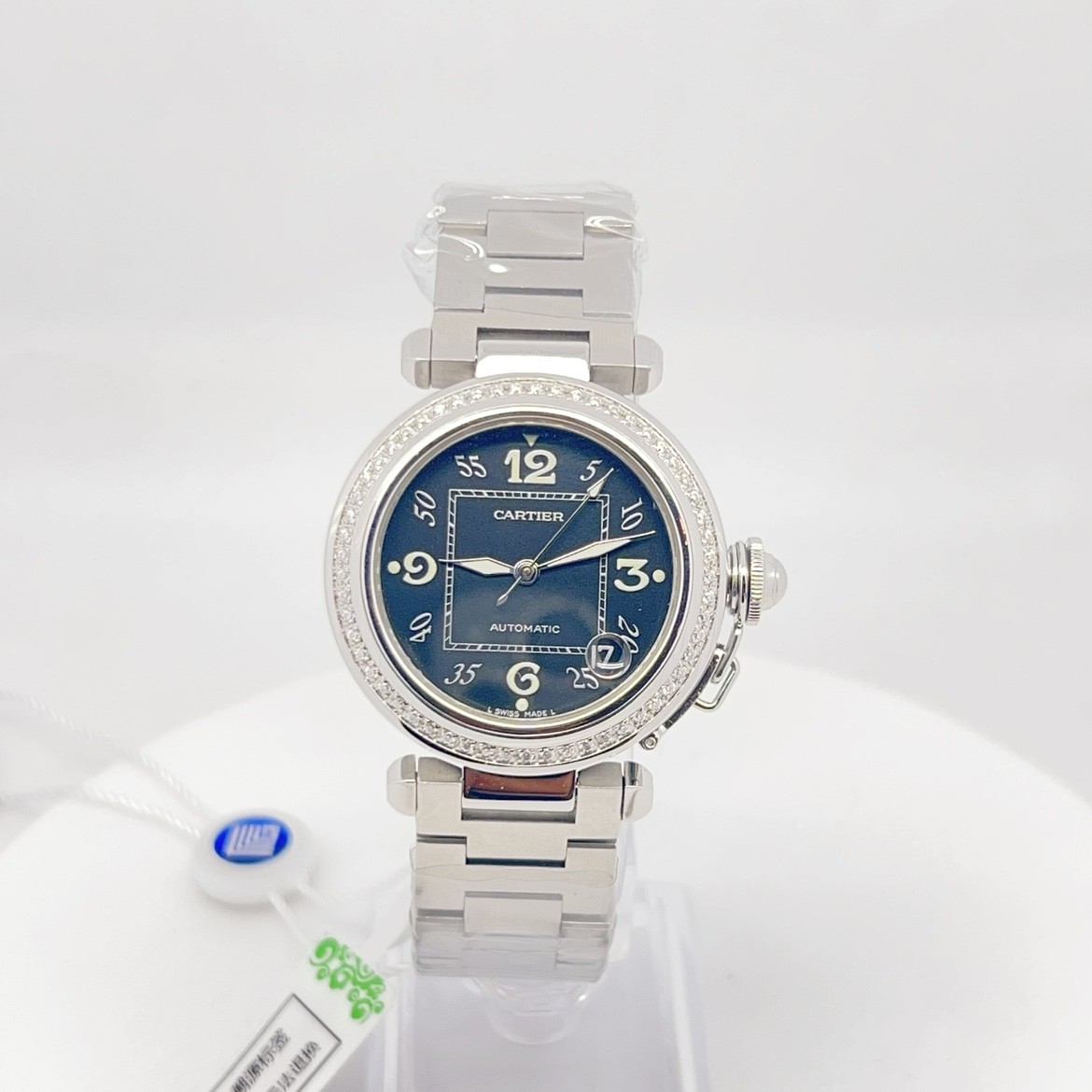 99新 Cartier/卡地亚 自动机械 后钻35mm/公价82999/jm3126