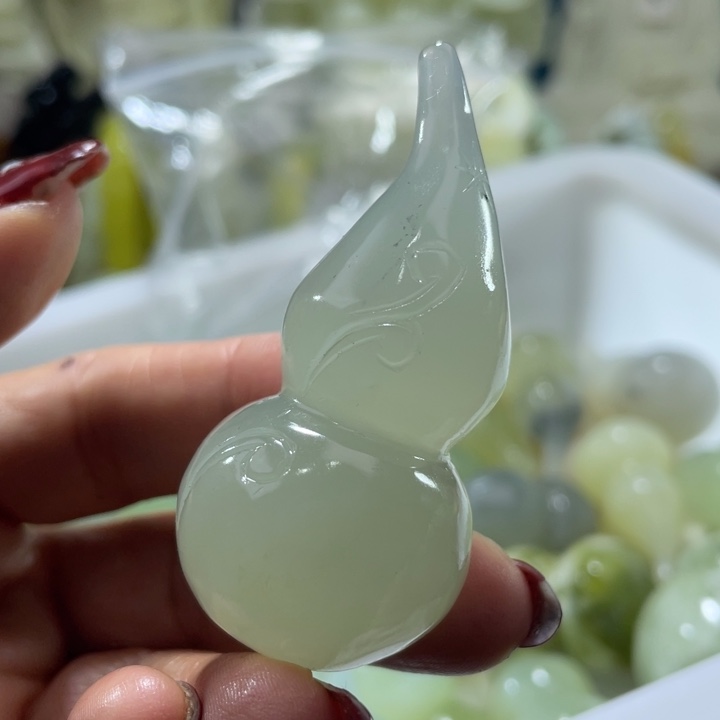 岫玉未镶嵌手把手把