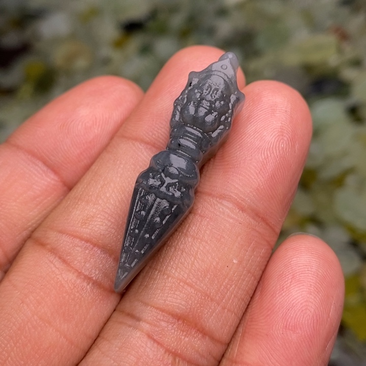 蛇纹石玉颈饰合金116
