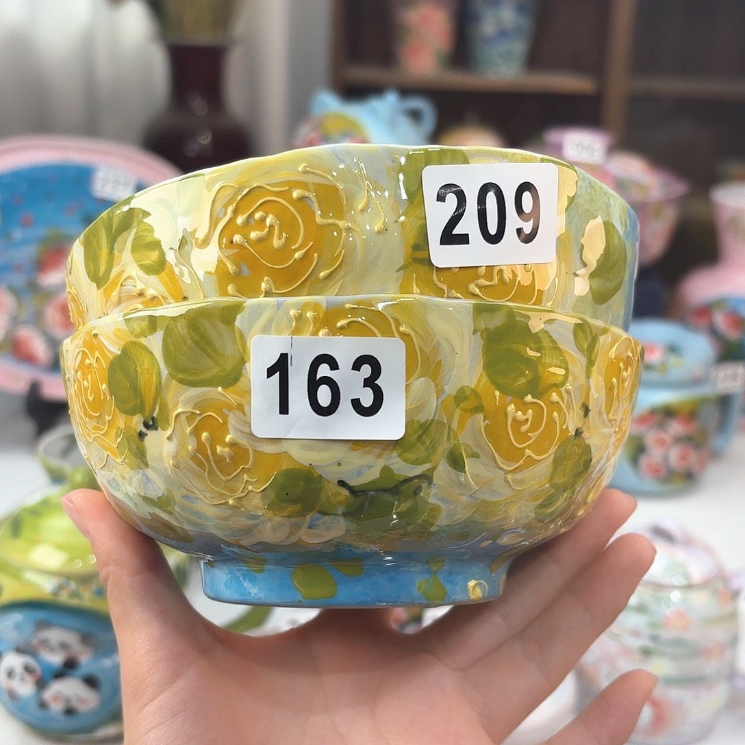 筱***弟景德镇手绘高温釉下彩陶瓷茶具