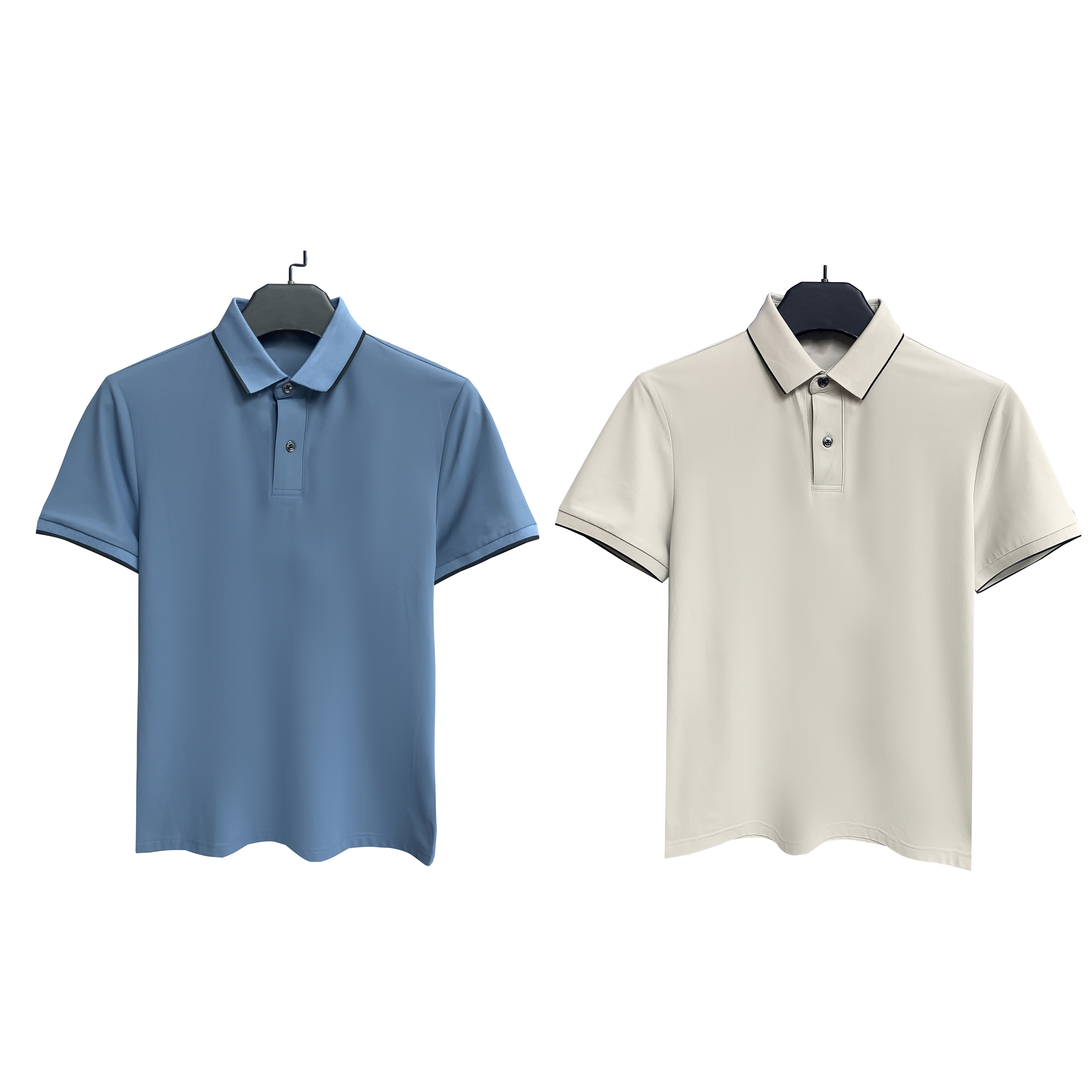 比【冰柔面料】舒适透气弹力凉感百搭男士春夏透气短袖POLO衫B51536