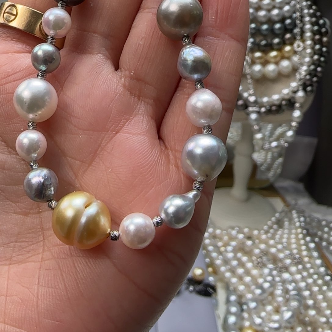 海水珍珠颈饰未镶嵌