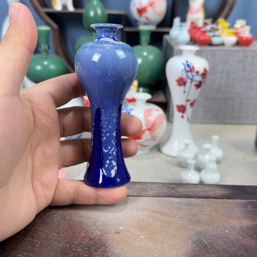 陶瓷手工小花器摆件