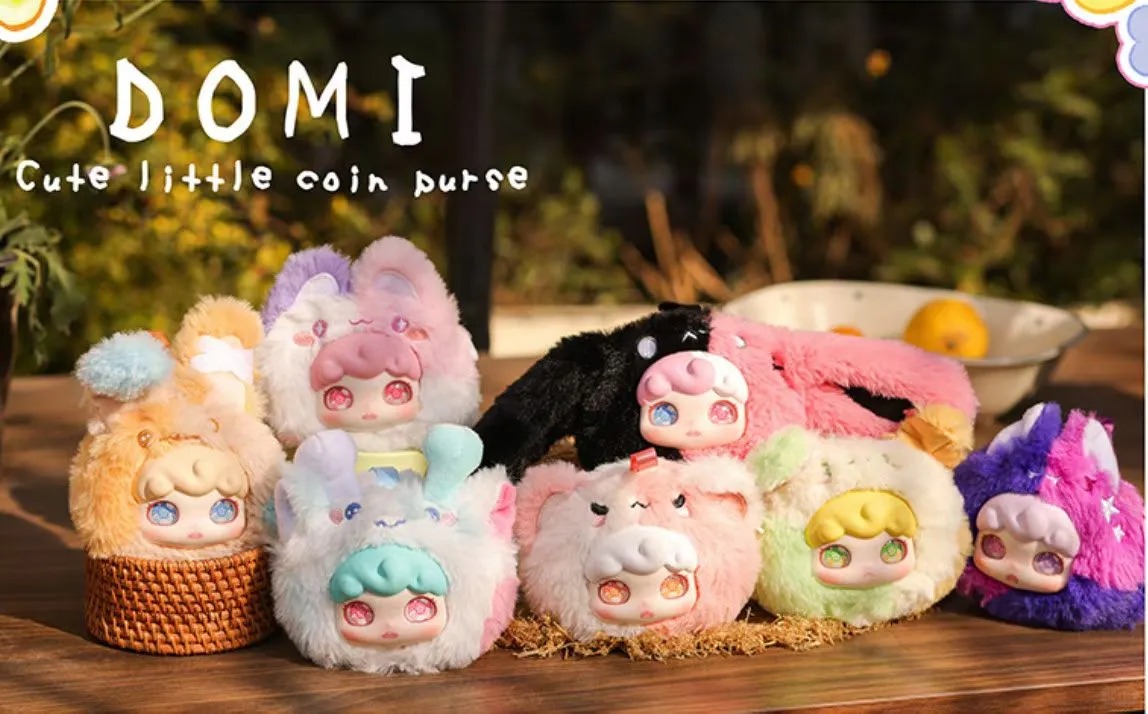 【正品代拆】Domi拼拼世界毛绒系列盲盒包挂钥匙扣系列