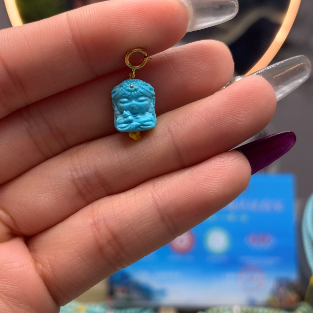 绿松石挂件未镶嵌