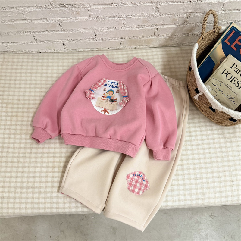  泡塔·25冬~贴布卫衣裤子两件套8140（童装汉服）