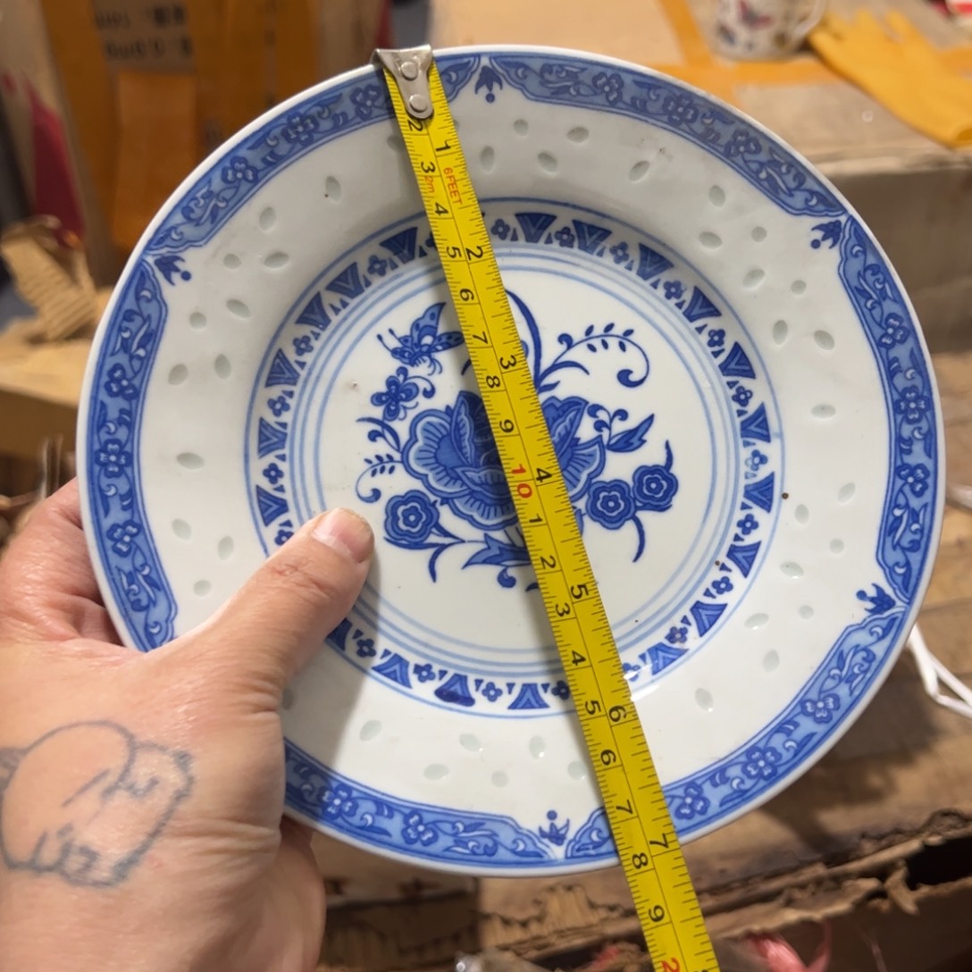 陶摆件18厘米平盘