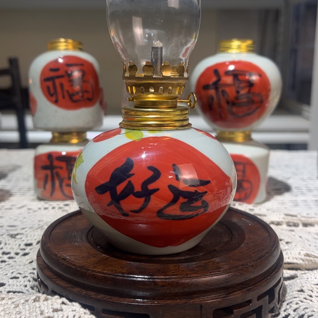 摆件景德镇陶瓷香薰灯