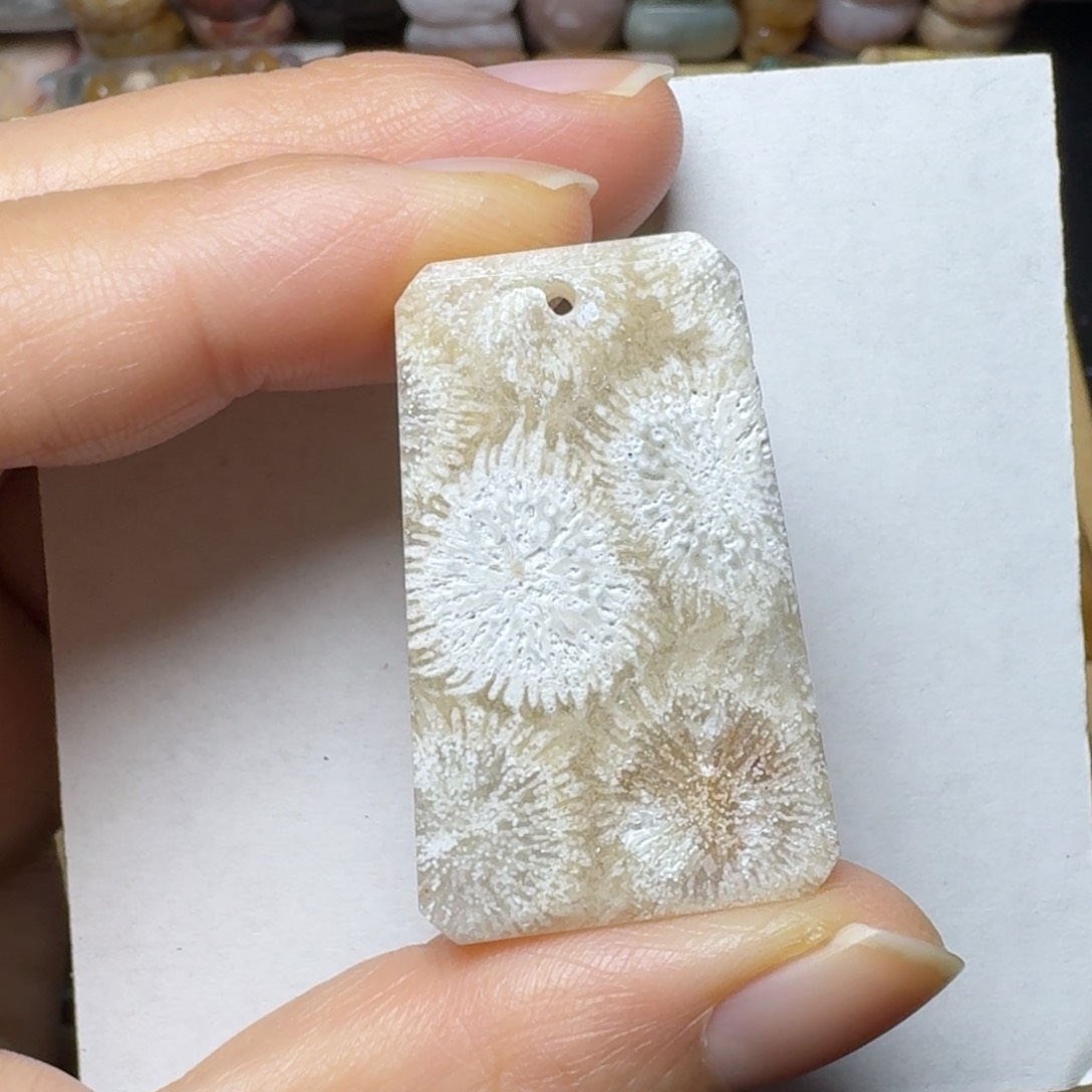 硅化玉雪花未镶嵌