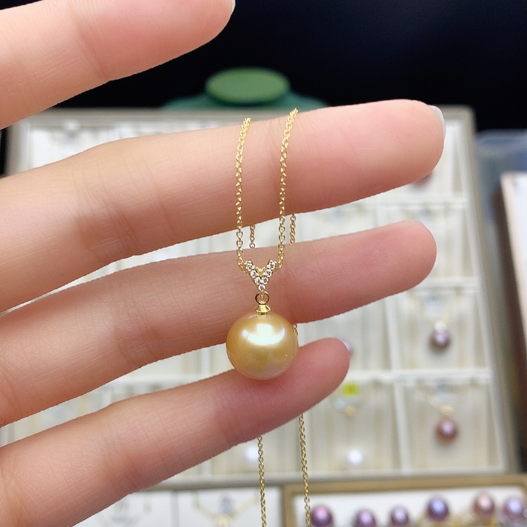 淡水珍珠颈饰合金