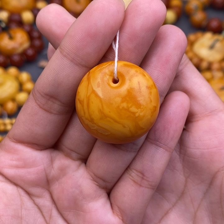 琥珀未镶嵌裸石蜜蜡L