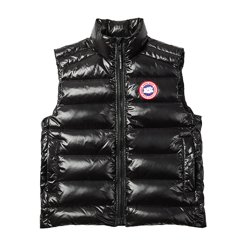 亮面羽绒马甲男冬季2025新款黑色加厚无袖外套情侣款外穿马夹户外