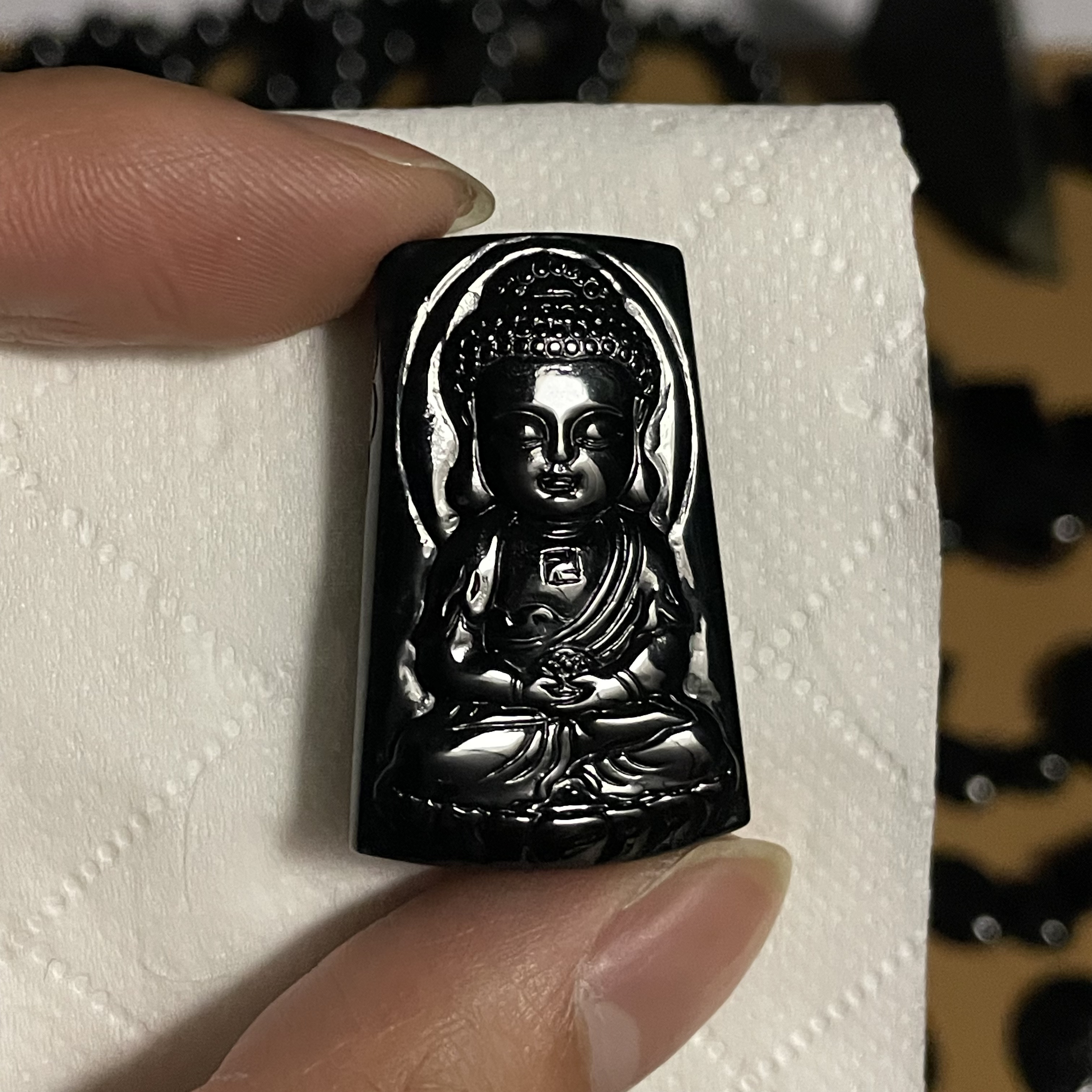 天然翡翠a货 宝宝佛牌h