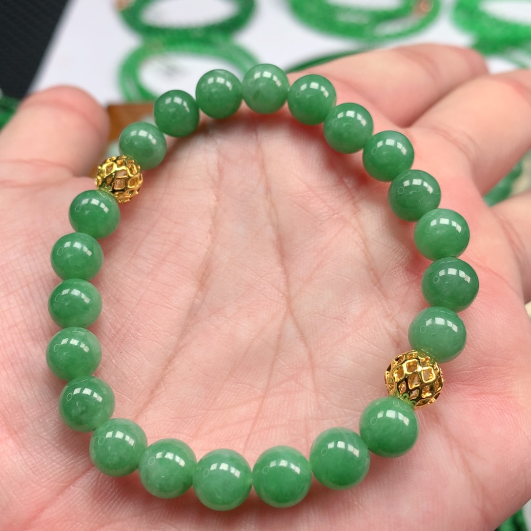 翡翠手链未镶嵌翡翠