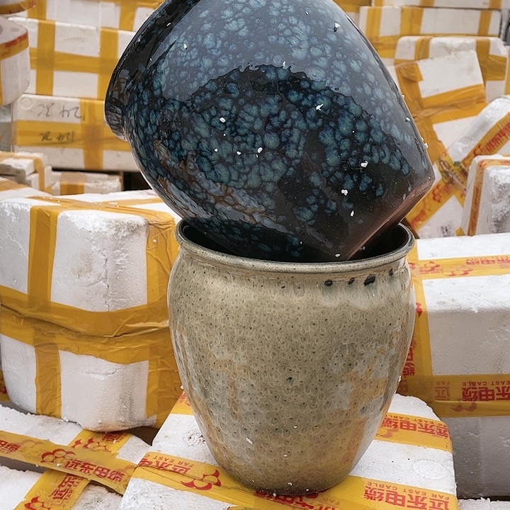 红陶宜兴紫砂花盆