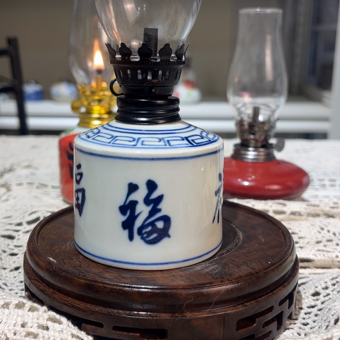 摆件景德镇陶瓷香薰灯