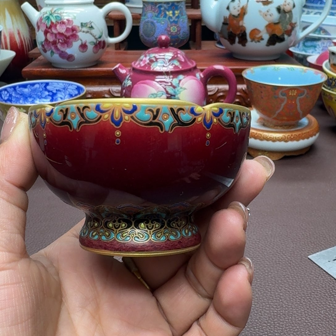 瓷片景德镇仿古手工制作精品展示