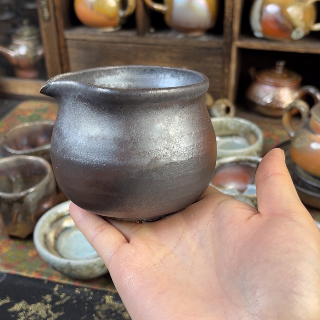 杯柴烧茶器公道杯