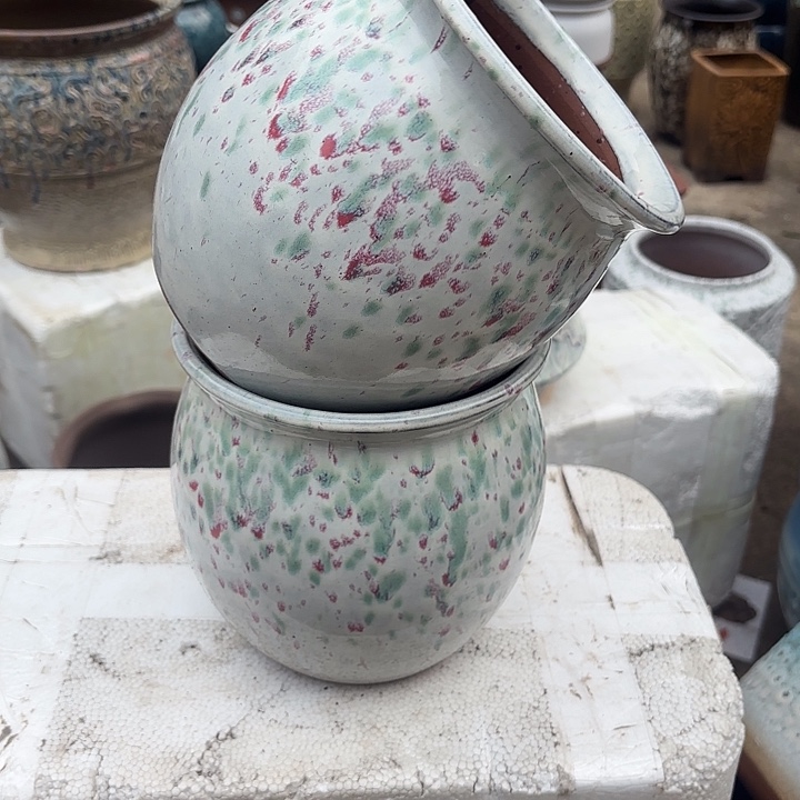 红陶两个口径16高度16